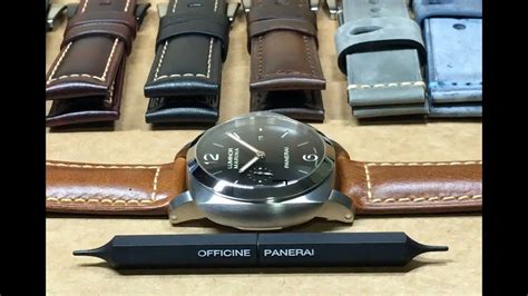 panerai quick strap change|Panerai luminor 1950 strap.